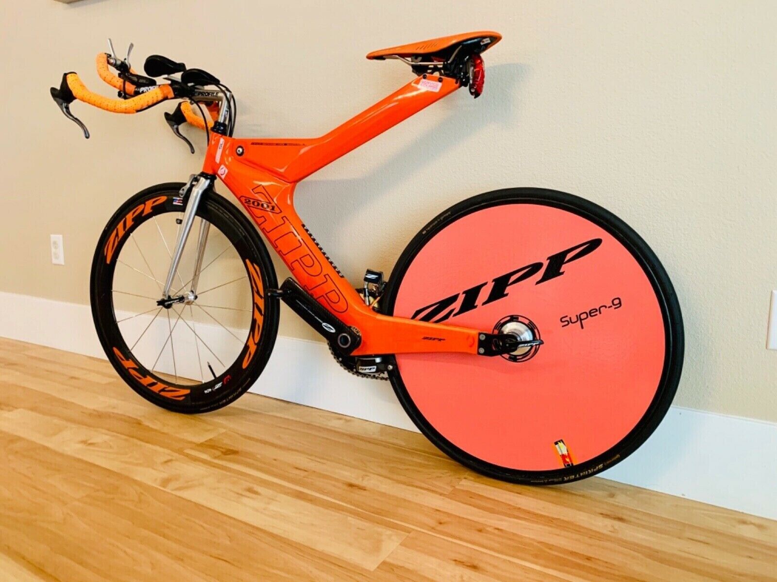 Zipp 2001, Time Trial, Orange, Long Beam, Short Beam, New Chrono Vuma, Mint