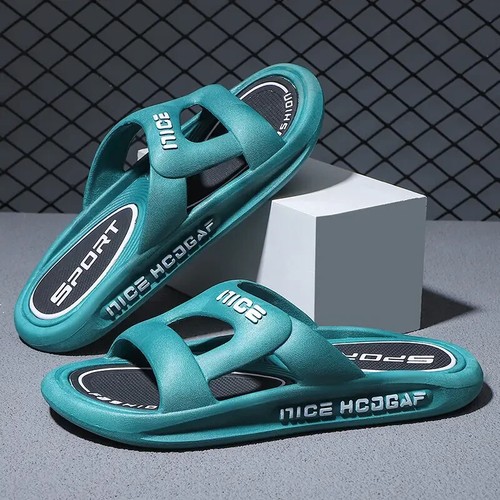 New Design Pvc Slippers for Men Sandals Non-Slip Sandals Summer Beach Size 10 - Picture 5 of 5
