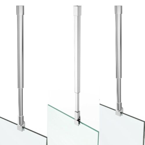 Soporte de techo estabilizador de vidrio barra de sujeción ducha barra estabilizadora 20-120 cm - Imagen 1 de 7