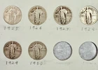 Standing Liberty Quarters, 1925, 1926, 1927, 1928, 1929, 1930 (90% Silver)