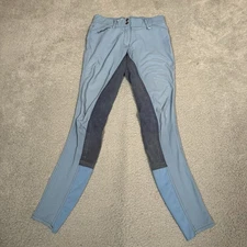 Romfh Pants Womens 26 Blue Equestrian Sarafina Breeches Riding Horseback