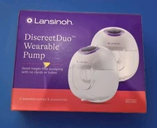 New Lansinoh Discreet Duo Wearable Breast Pump Hands-Free
