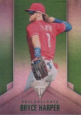 2020 Panini Chronicles #3 Bryce Harper Titanium Green