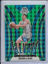 Tristan Da Silva Rookie 2024-25 Panini Mosaic Basketball Elevate Green