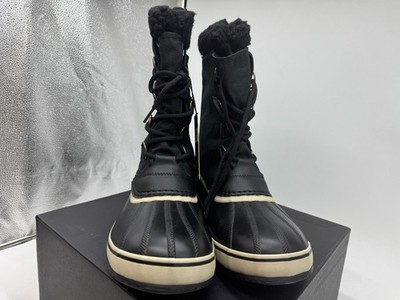 Sorel 1964 Pac Nylon Winter Waterproof Men's Black Lace Up Mid