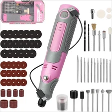 Cordless Rotary Tool Kit with 71pcs Accessories, 3 Variable Speeds for Engraving