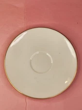 Lenox saucer w/ gold edge/rim