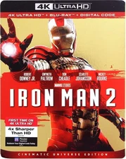 Iron Man 2 (4K / Blu-ray + Digital) New