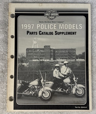 1997 HARLEY DAVIDSON POLICE MODELS PARTS CATALOG SUPPLEMENT 99545-97