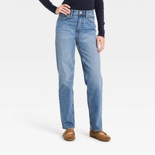 Women's Highest-Rise Vintage Straight Jeans - Universal Thread  Vintage Medium 6