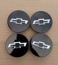 4x Black Wheel Hub Center Cap For Chevrolet Cruze Equinox Impala Malibu Trax New