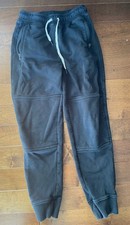 Flaw Hanna Andersson Double Knee Slim Jogger Sweat Pants Black Boys 8 Size 130