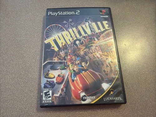 Thrillville (PlayStation 2 PS2) Black Label CIB COMPLETE & TESTED