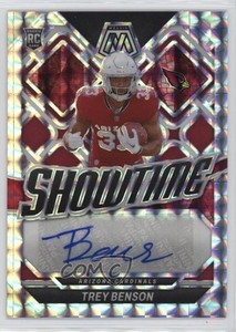 2024 Panini Mosaic Showtime Signatures Trey Benson #SS-TBN Rookie Auto RC