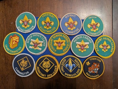 Position Patch Troop Den You Pick CHOOSE 1 Badge BSA Boy Scout