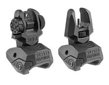 FAB Defense Poly FLIP-UP Front & Rear Sight Set, Black, slightly used