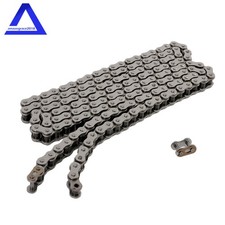 60H Roller Chain - 10 Feet + 2 Free Connecting Links - Carbon Steel Chain