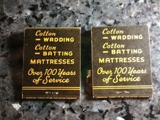 2 Vintage Unstruck The Sterns & Foster Co. Full Matchbooks  M-158