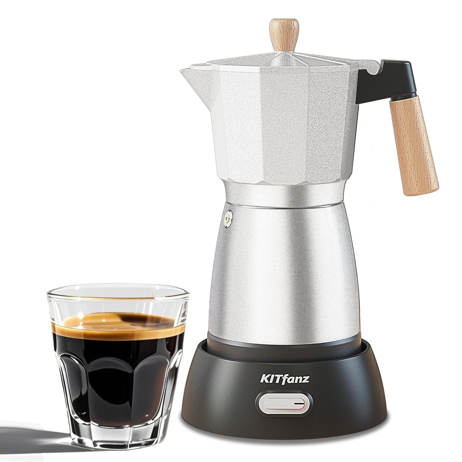 Espresso Coffee Maker, Italian Coffee Pot, Moka Pot, Cuban Coffee Maker, Port...