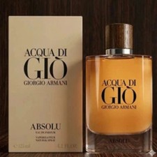 GIORGIO ARMANI 4.2 Oz / 125 ml ACQUA DI GIO ABSOLU EAU DE PARFUM Sealed New