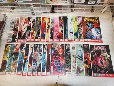 Uncanny Avengers 1-25 + Annual + 1-5  Complete Series Kang Red Skull Marvel 80