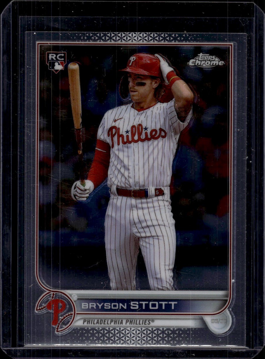 2022 Topps Chrome Update #USC154 Bryson Stott Philadelphia Phillies Rookie