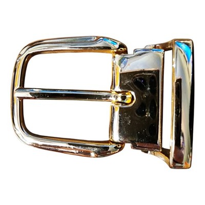 NOS VTG Kmart Thom McAn Gold Tone Belt Buckle 2'' x 1.5'' Fits 1 1/8''