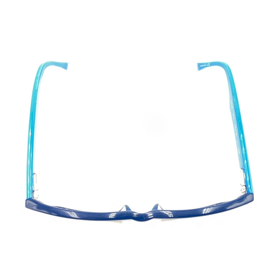 Marcos de gafas Marchon NYC Kids Kyle 454 azul rectangular 48-18 135 diseñador Foto 3 de 4