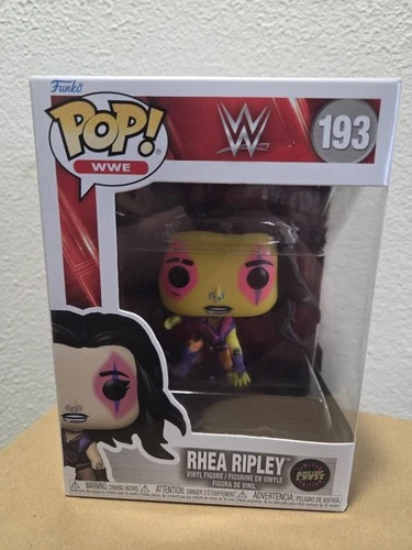 Funko Pop! WWE Rhea Ripley Black Light Chase IN HAND