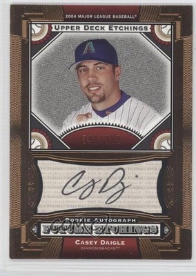 2004 Upper Deck Etchings Future 383/700 Casey Daigle #141 Rookie Auto RC 0o9