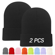 Beanies Hats Multiple Colors Available Stocking caps for Women, Ski Hat Winte...