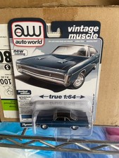 Auto World 1970 Plymouth Sport Fury GT color blue