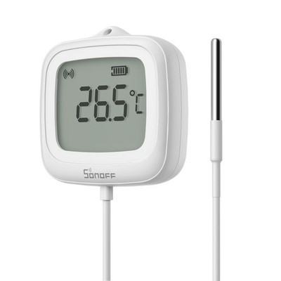 SONOFF SNZB-02LD Zigbee wasserdichter Temperatursensor mit 1,5 m Weiß