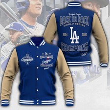Los Angeles Dodger LA 2025 World Series Champions Baseball Jacket