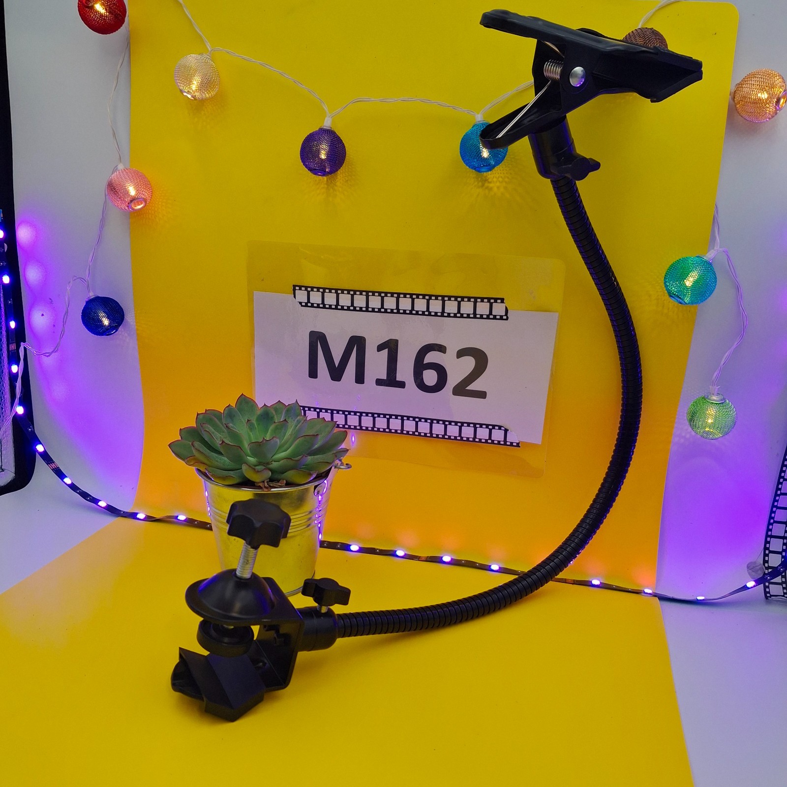 Unbranded Flex Arm Clamp / Gooseneck Support Camera Light Stand Mount. refbj
