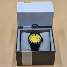 Oceanaut OC2116 Yellow Dial Mens Diver Date W...
