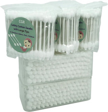 400Pcs Baby Safety Cotton Swabs with Large Tips for Newborn, Babies, Kids, Chil