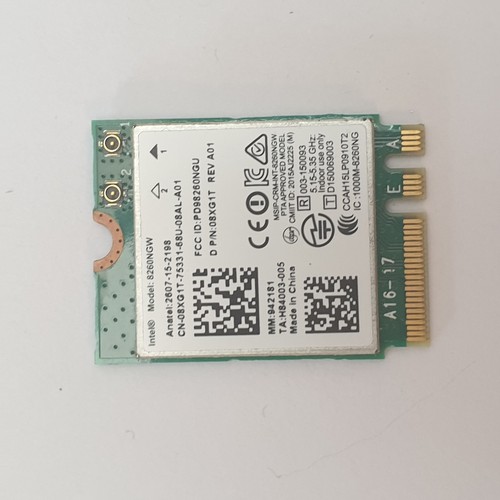 Dell Latitude E5570 WLAN Karte Intel 8260NGW WiFi Wireless