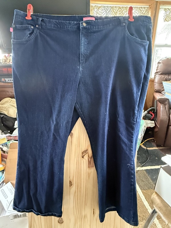 Women's Plus Size Petite Pants Lot  (6) Assorted Colors Various brands 