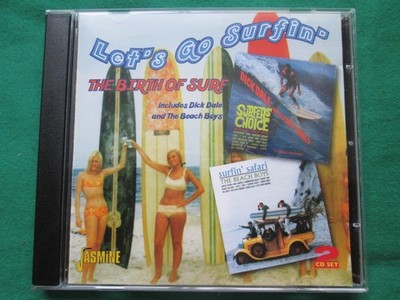 LET'S GO SURFIN' - THE BIRTH OF SURF - 2013 JASMINE RECORDS - 2 X CD