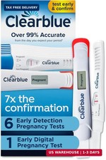 Clearblue Early Pregnancy Test Kit, at-Home Pregnancy Test Kit for Women, hCG Ho