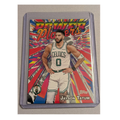 2024-25 Topps Power Players Insert Jayson Tatum #PP-5 Boston Celtics