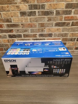 As Is Epson EcoTank Photo ET-8550 Color Inkjet All-In-One error 100032