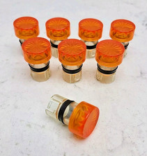 8 Pack Allen Bradley 800MR-N2A Illuminated Push-To-Test Pilot Light Lens New