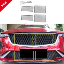 For Cadillac CT4 2020-2022 Black Steel Front Bumper Anti-Insect Net Grille 4PCS