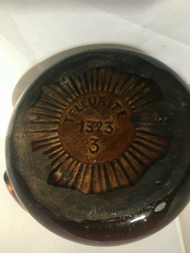 Vintage Stoneware Faiencerie de Thulin Belgium Tellurite Cafetiere - Picture 9 of 12