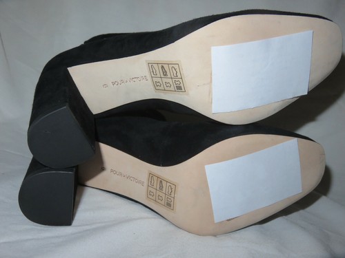 Pour La Victoire Risa Lace Suede Leather Back Zip Ankle Bootie Size 6 NEW $325 - Picture 7 of 7