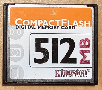 * Kingston CF Card Compact Flash Card 512MB Digital Memory Card CF/512