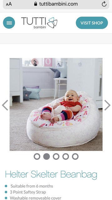 tutti bambini bean bag