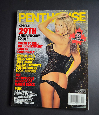 Vintage Penthouse Magazine September 1998. Pet Miss Tamara Kembra.